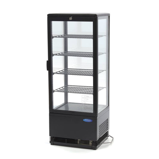 Maxima Display Fridge - 98L - 43cm - Black