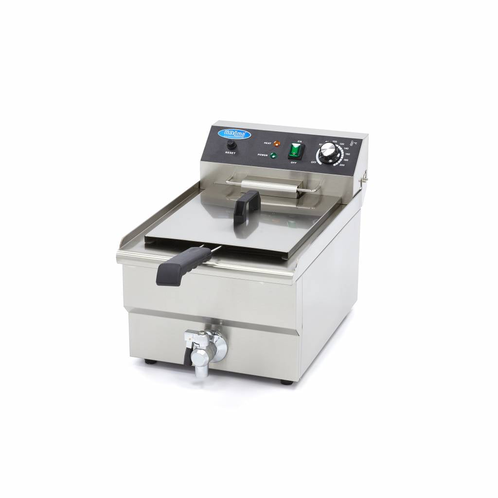 Maxima Frituurpan - 16 L - 1 Mand - met Tapkraan