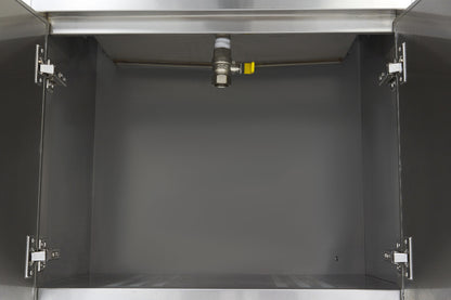 Maxima Frituurpan - 30 L - 1 Mand - met Tapkraan en Opbergruimte - 400V