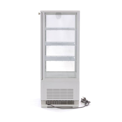 Maxima Mini Koelvitrine - 78 L - 43 cm - Wit