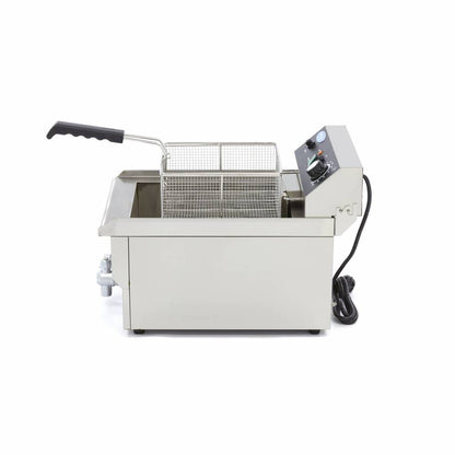 Maxima Frituurpan - 16 L - 1 Mand - met Tapkraan
