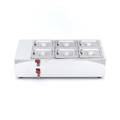 Maxima Chocoladesmelter - 6 x 1/6 GN 10 cm