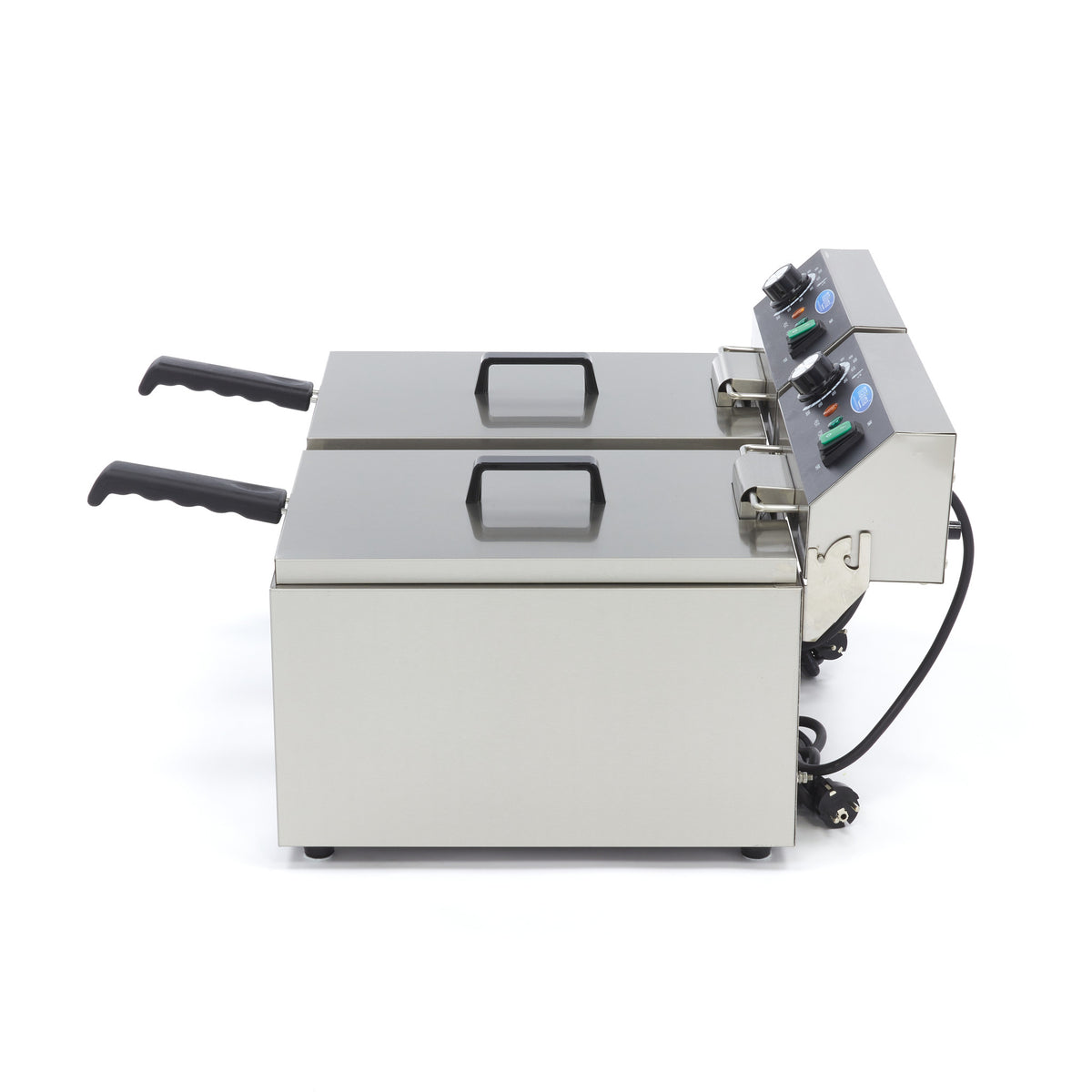 Maxima Frituurpan - 2x 11 L - 2 Manden - tot 2,8 Kg Frites