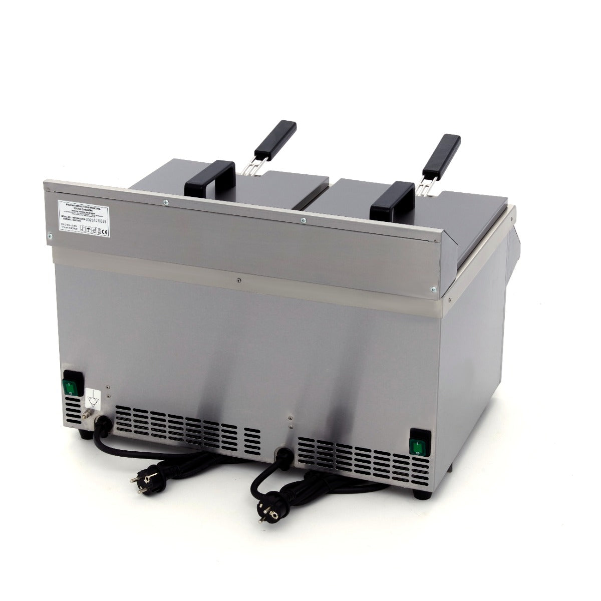 Maxima Frituurpan - 2x 8 L - 2 Manden - met Tapkraan - Inductie