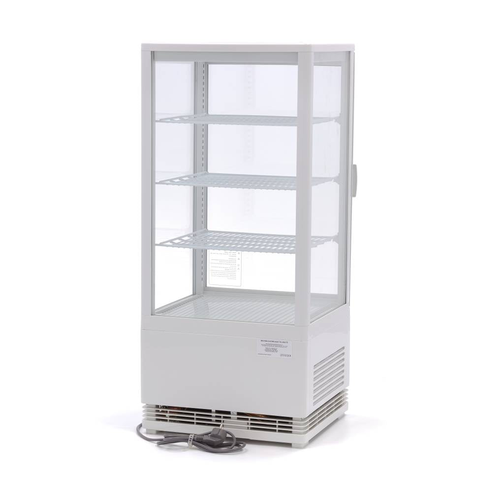 Maxima Mini Koelvitrine - 78 L - 43 cm - Wit