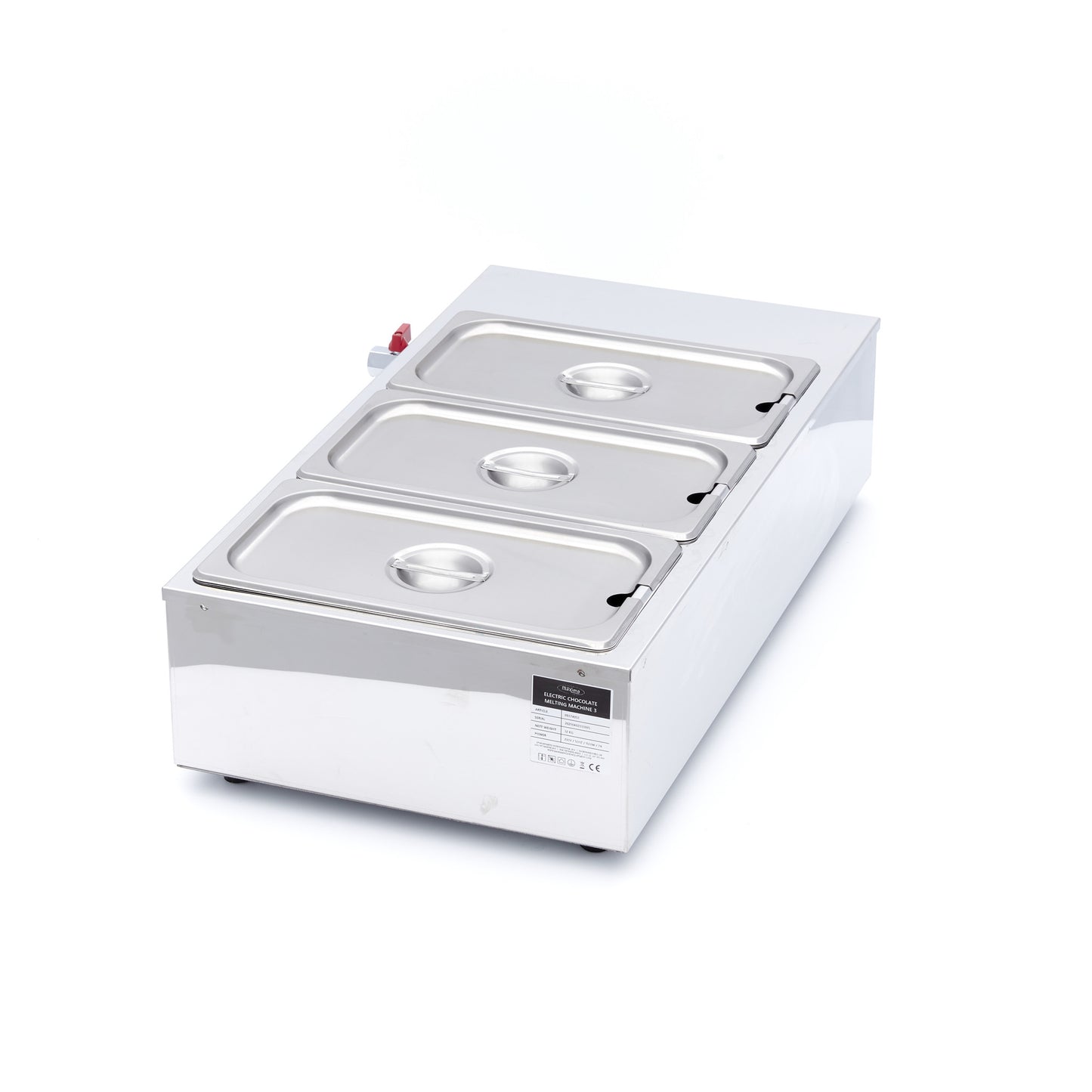 Maxima Chocoladesmelter - 3 x 1/3 GN 10 cm