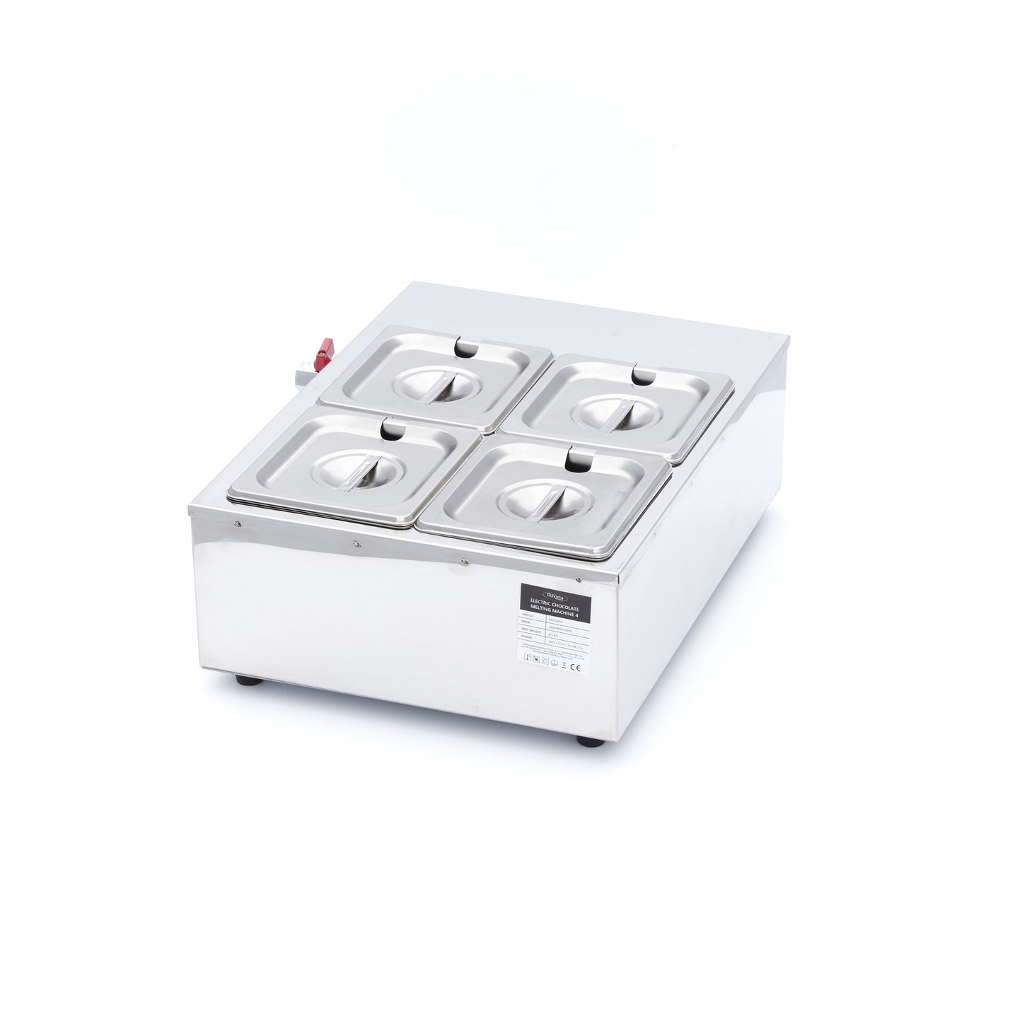 Maxima Chocoladesmelter - 4 x 1/6 GN 10 cm