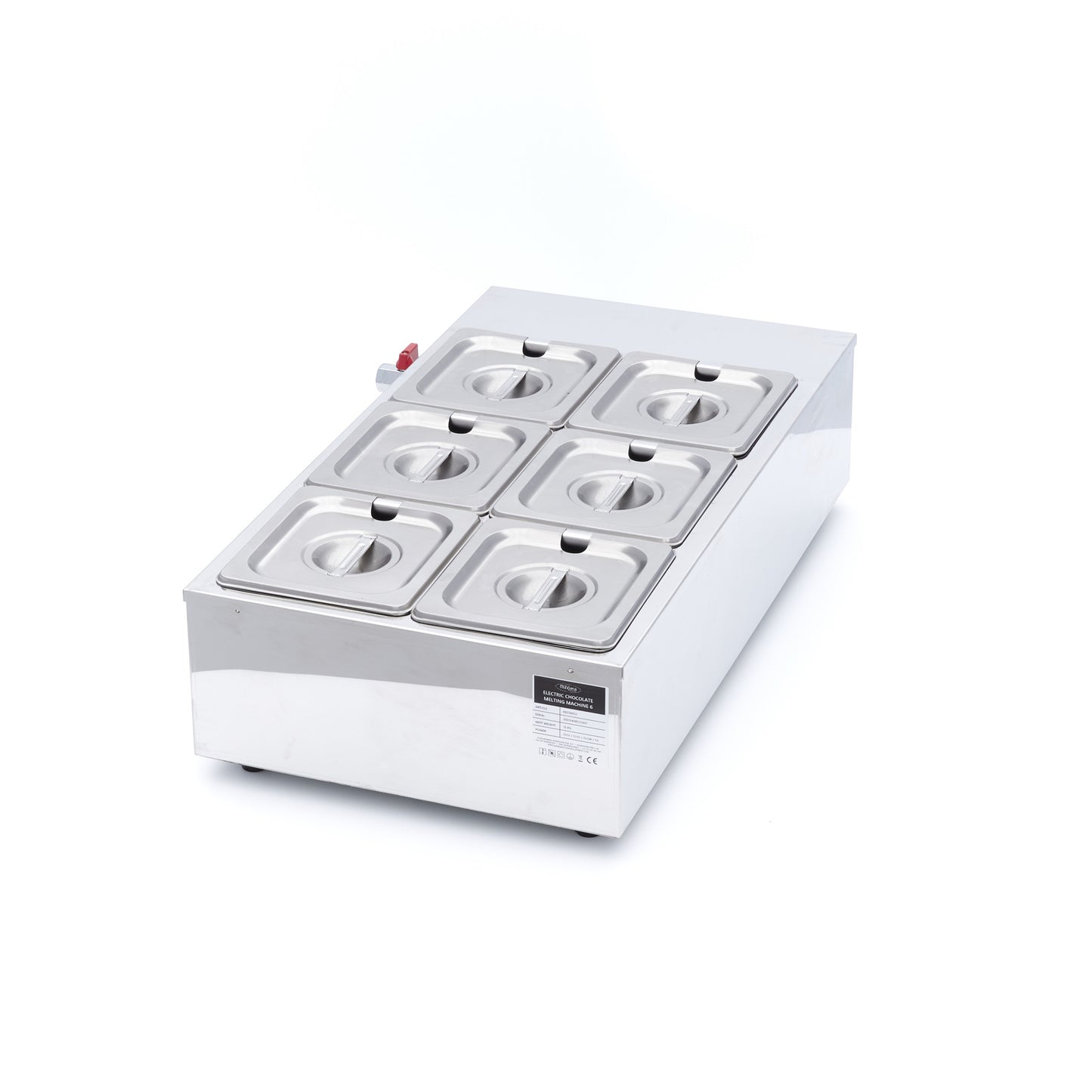 Maxima Chocoladesmelter - 6 x 1/6 GN 10 cm