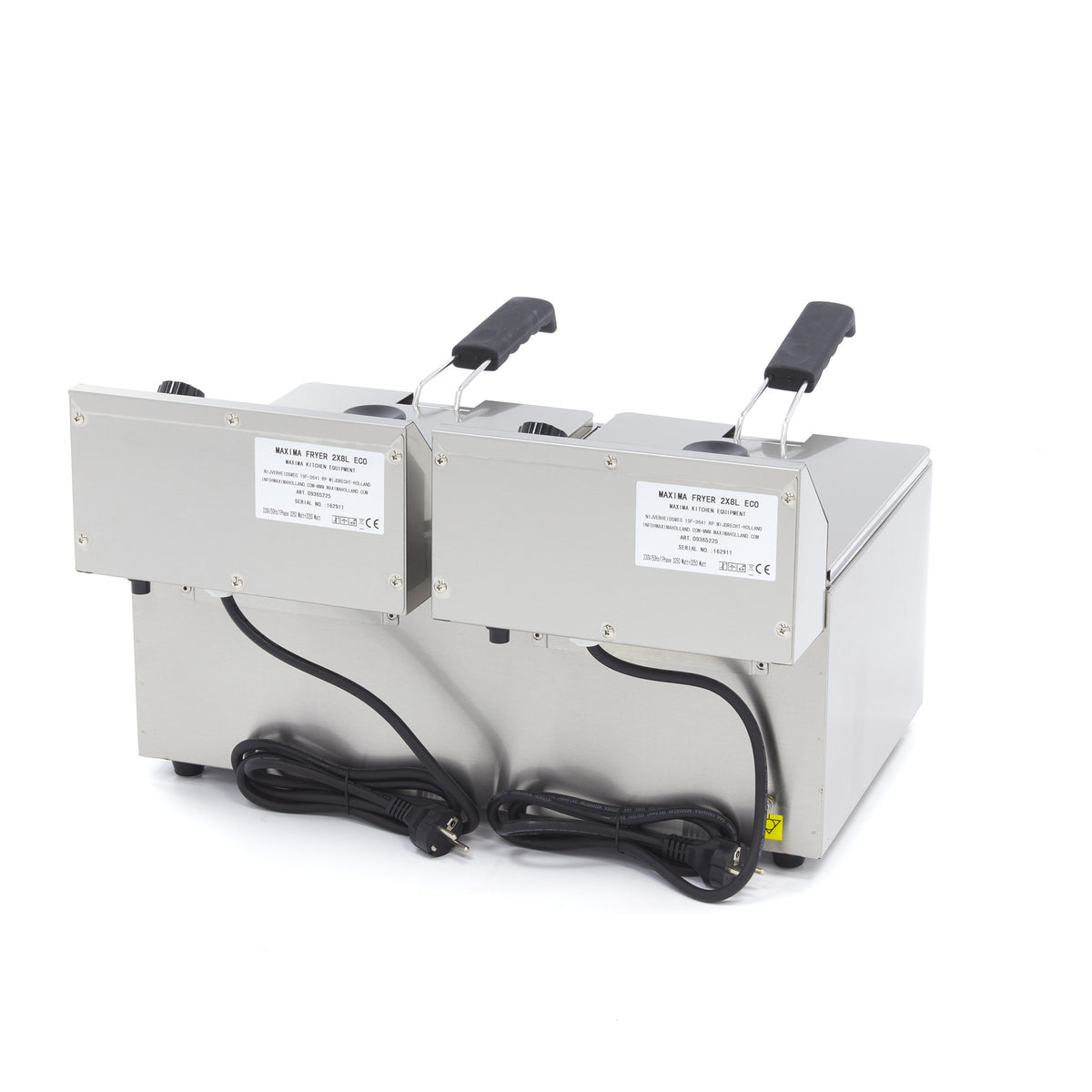 Maxima Frituurpan - 2x 8 L - 2 Manden - tot 2,8 Kg Frites