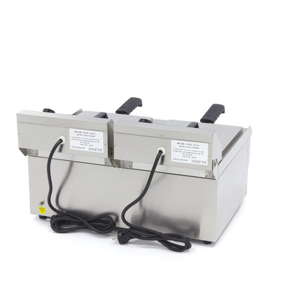 Maxima Frituurpan - 2x 10 L - 2 Manden - met Tapkraan