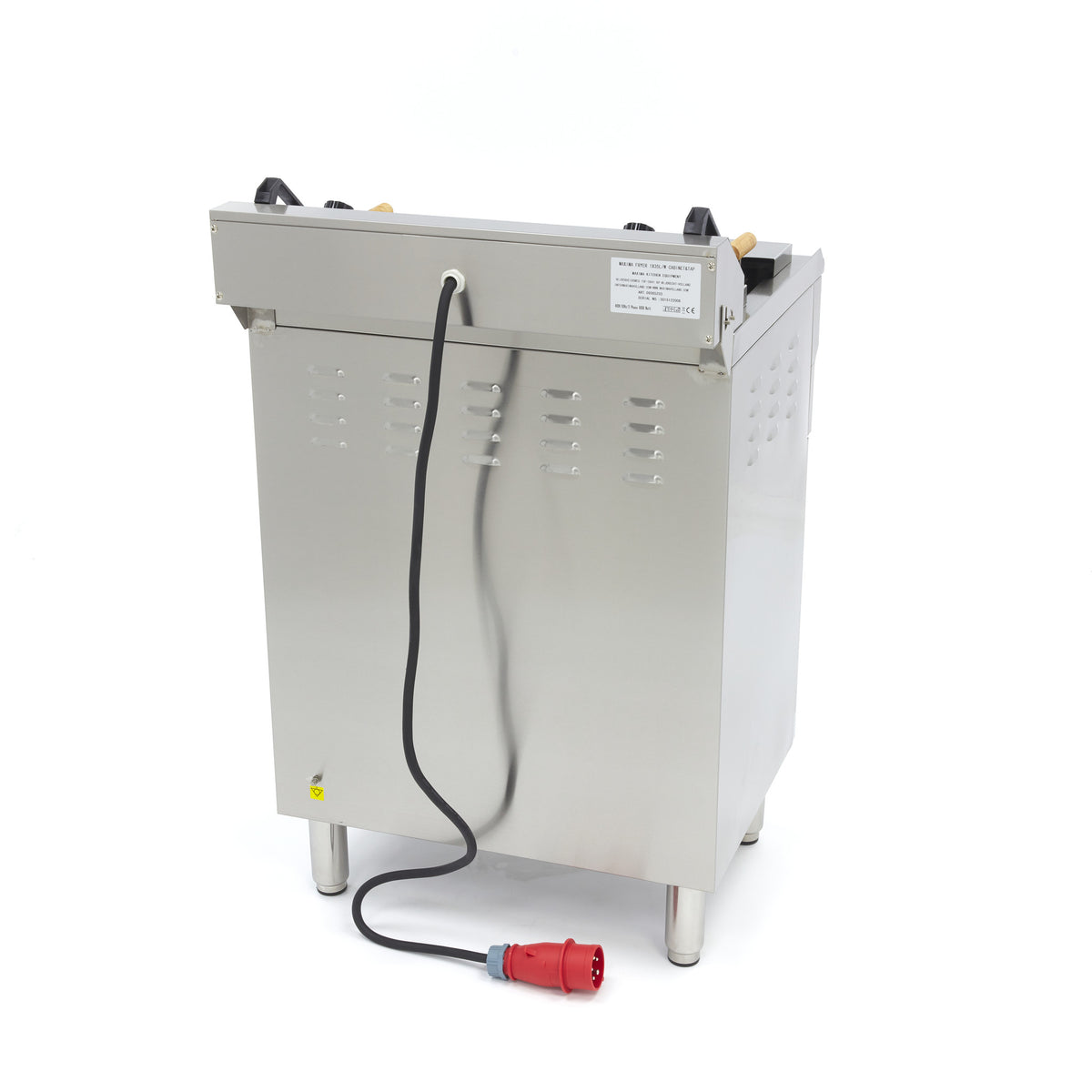 Maxima Frituurpan - 35 L - 1 Mand - met Tapkraan - 400V