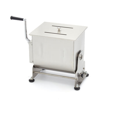 Maxima Vleesmenger 20 L - 16 Kg Vlees - Kantelbare Bak - Enkele As