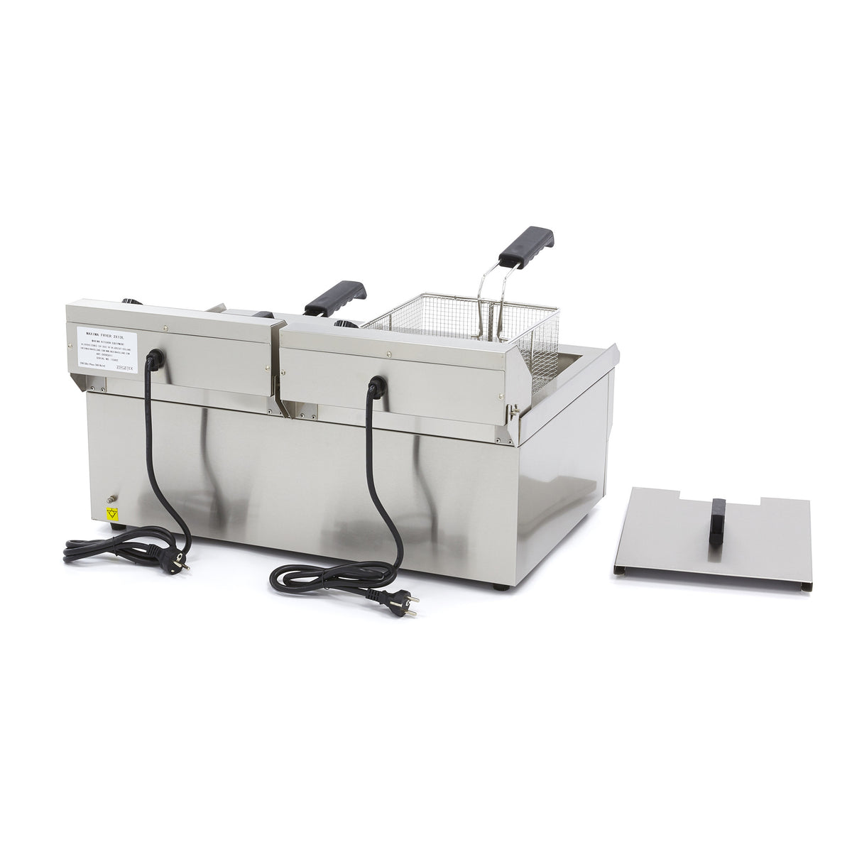 Maxima Frituurpan - 2x 16 L - 2 Manden - met Tapkraan