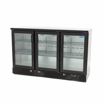 Maxima Drinks Fridge - 3 Hinged Door - 6 Adjustable Shelves