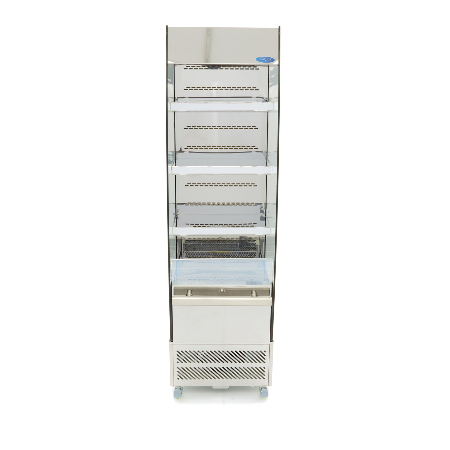 Maxima Open Drinks Fridge 220L - 4 Shelves