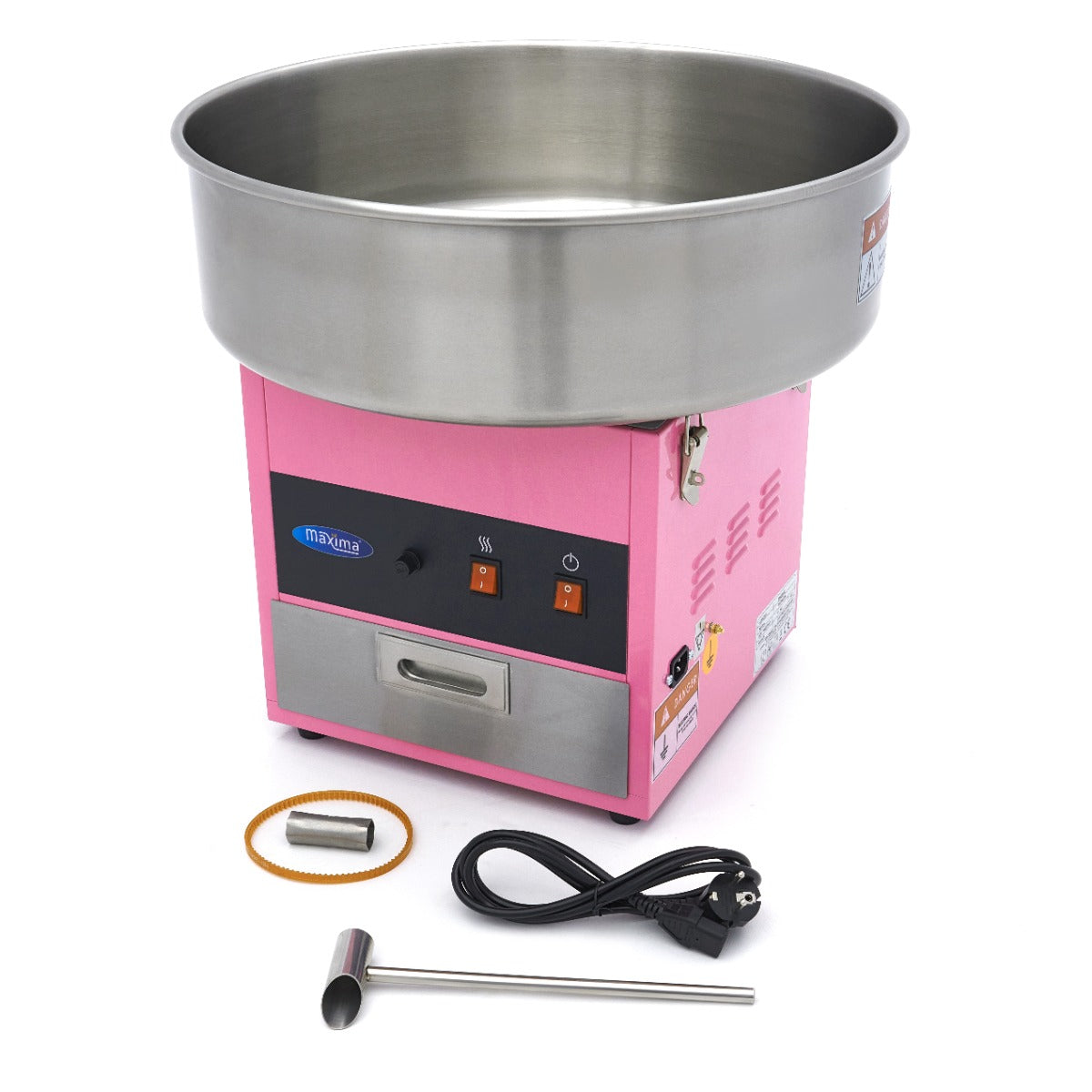 Maxima Candy Floss Machine – Ø 52cm - Pink