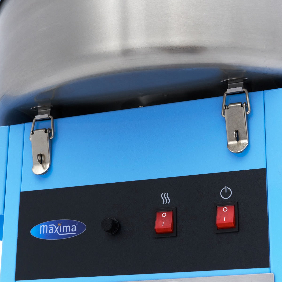 Maxima Candy Floss Machine – Ø 52cm – Blue – with Cart