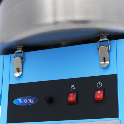 Maxima Candy Floss Machine – Ø 52cm – Blue – with Cart