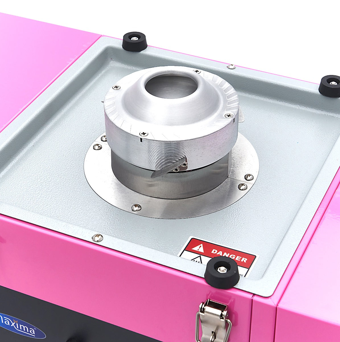 Maxima Candy Floss Machine – Ø 52cm – Pink – with Cart