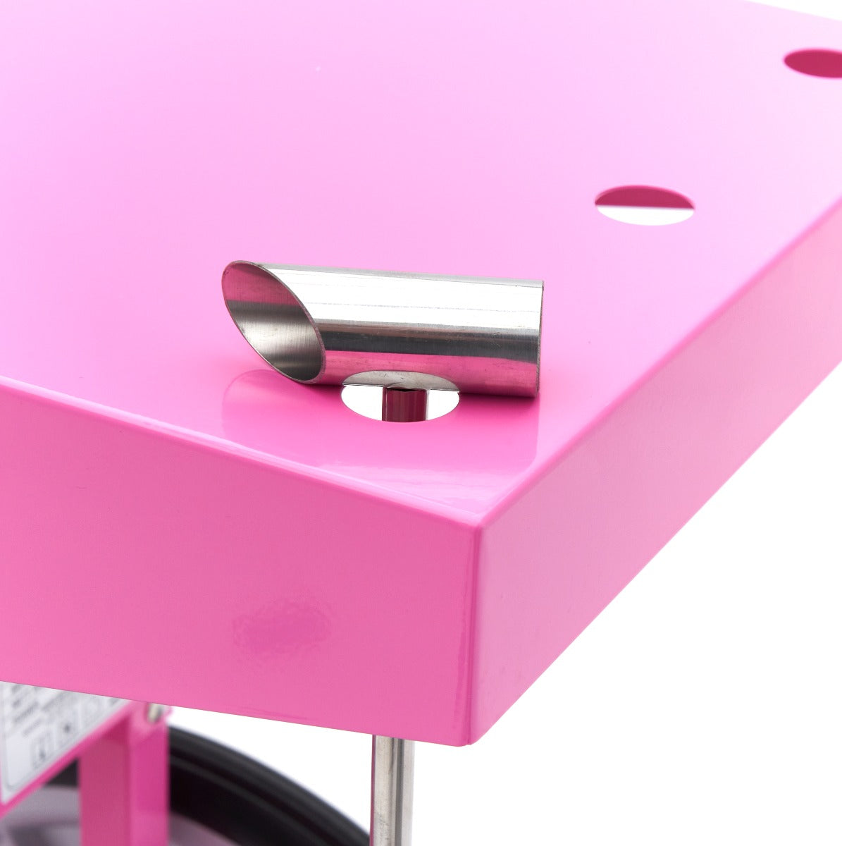 Maxima Candy Floss Machine – Ø 52cm – Pink – with Cart