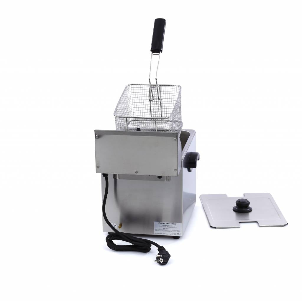 Maxima Frituurpan - 8 L - 1 Mand - met Tapkraan