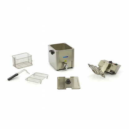 Maxima Frituurpan - 8 L - 1 Mand - met Tapkraan