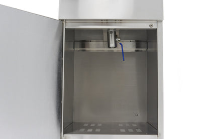Maxima Frituurpan - 16 L - 1 Mand - met Tapkraan en Opbergruimte - 400V