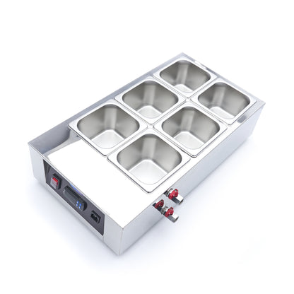 Maxima Chocoladesmelter - 6 x 1/6 GN 10 cm