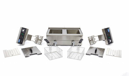 Maxima Frituurpan - 2x 16 L - 2 Manden - met Tapkraan